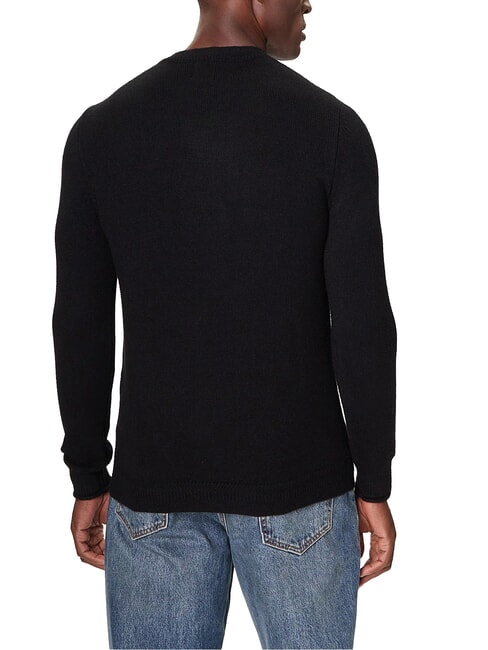 3D LOGO Su&eacute;ter de cuello redondo jetbla - Su&eacute;teres de los hombres