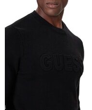 GUESS 3D LOGO Su&eacute;ter de cuello redondo jetbla - Su&eacute;teres de los hombres - 3
