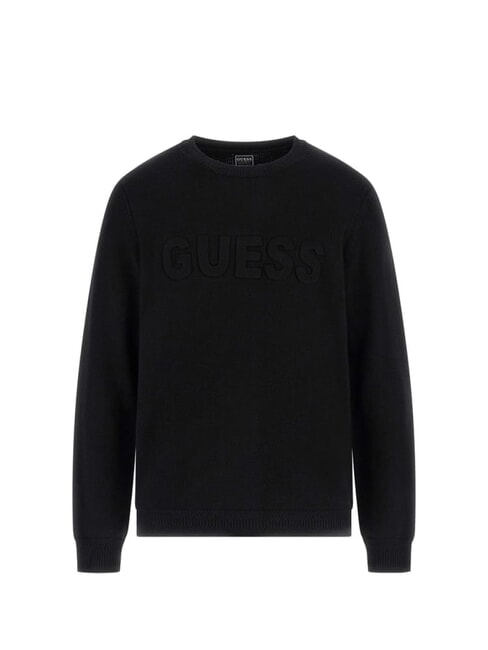 3D LOGO Suéter de cuello redondo jetbla - Suéteres de los hombres