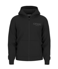 GUESS ZIP BASIC Sudadera con capucha y cremallera completa jetbla - Sudaderas - 4