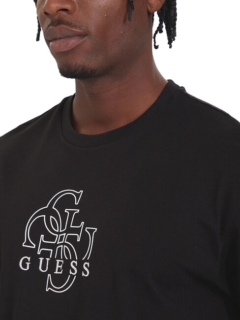 BASIC Camiseta de algodón jetbla - camiseta