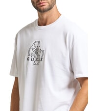 GUESS BASIC Camiseta de algod&oacute;n purwhite - camiseta - 3