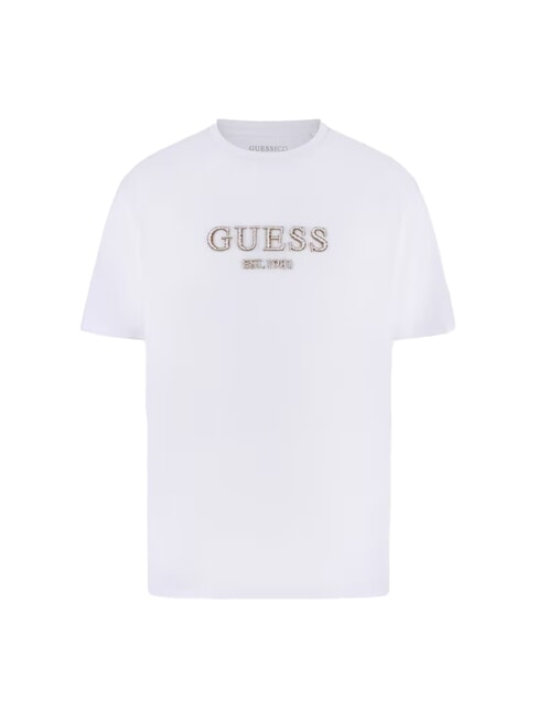 EMBROIDERY Camiseta de algod&oacute;n purwhite - camiseta