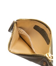 BIASIA EDA Tarjetero plano de piel con cremallera musgo - Carteras Mujer - 3