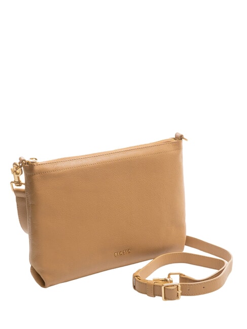 WEAVE SMALL Bolso de hombro, con correa para el hombro camello - Bolsos Mujer