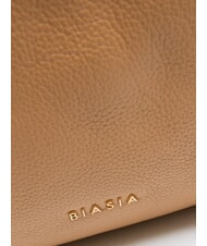 BIASIA WEAVE Bolso hobo de cuero camello - Bolsos Mujer - 3