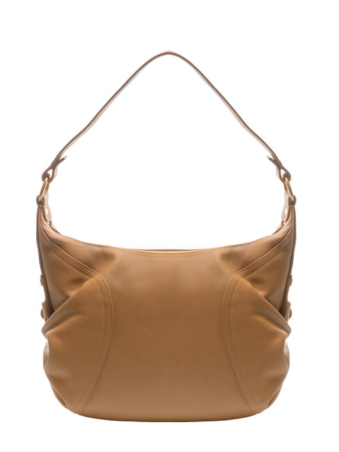 WEAVE Bolso hobo de cuero camello - Bolsos Mujer