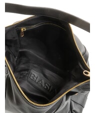BIASIA WEAVE Bolso hobo de cuero negro - Bolsos Mujer - 4