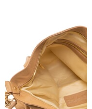 BIASIA WEAVE Bolso de compras de piel con bandolera camello - Bolsos Mujer - 4