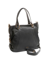 BIASIA WEAVE Bolso de compras de piel con bandolera negro - Bolsos Mujer - 2