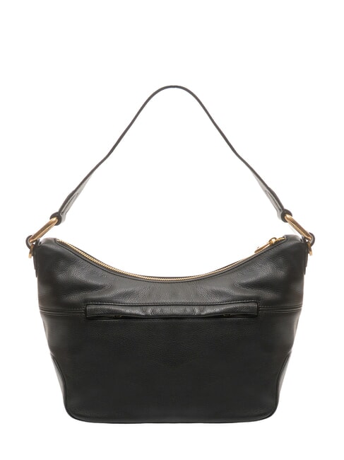 NOVEAU Bolso bandolera de piel con bandolera negro - Bolsos Mujer