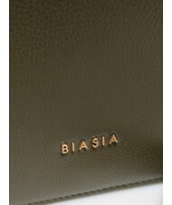 BIASIA NOVEAU Bolso de hombro de piel con solapa musgo - Bolsos Mujer - 4
