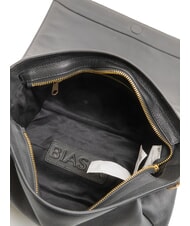 BIASIA NOVEAU Bolso de hombro de piel con solapa negro - Bolsos Mujer - 5
