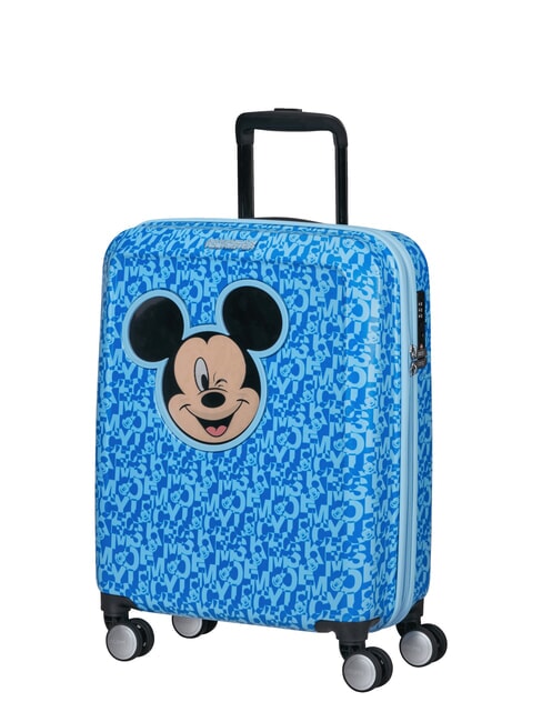FUNLIGHT DISNEY Equipaje de mano con ruedas Mickey lenticular azul - Equipaje de mano
