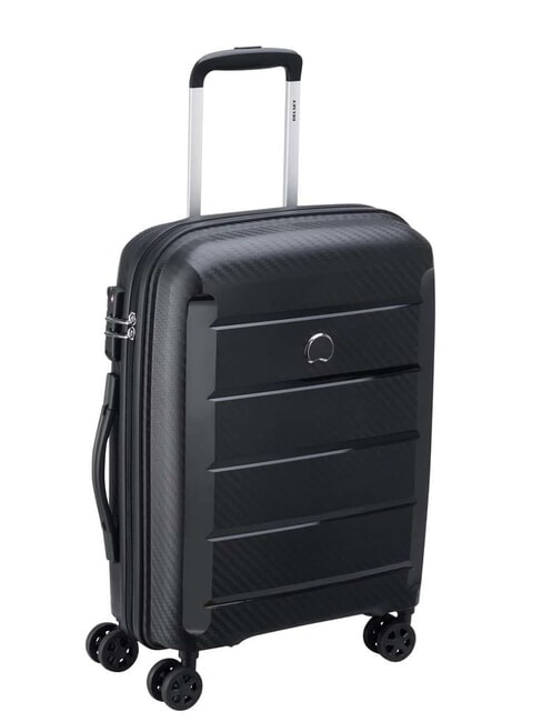 BINALONG Maleta de mano tipo trolley delgada negro - Equipaje de mano
