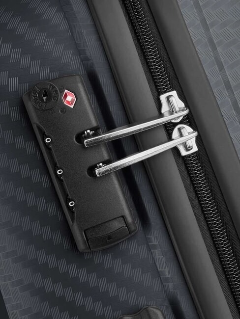 BINALONG Maleta de mano tipo trolley delgada negro - Equipaje de mano