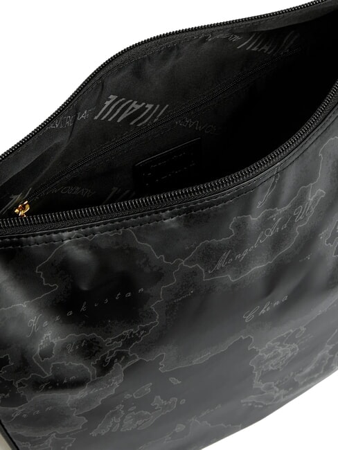 GEO SOFT BLACK Bolso de hombro mediano en forma de media luna negro - Bolsos Mujer