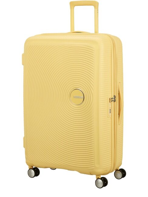 Maletas SOUNDBOX, medida grande, expandible amarillo pastel - Trolley Rígidos