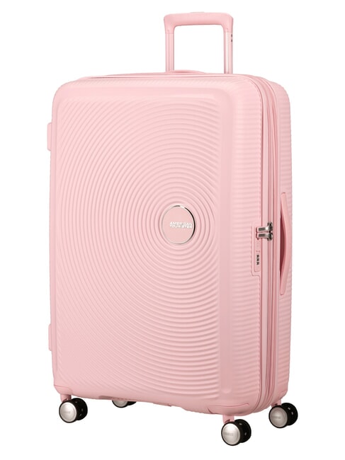 Maletas SOUNDBOX, medida grande, expandible rosa pastel - Trolley Rígidos