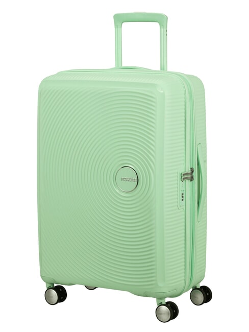 SOUNDBOX SPINNER Carro mediano, expandible verde pastel - Trolley Rígidos