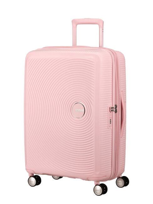 SOUNDBOX SPINNER Carro mediano, expandible rosa pastel - Trolley Rígidos
