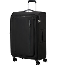AMERICAN TOURISTER CLOUDRIDER Carro grande y expandible Jetblack - Trolley Semirrígidos - 3