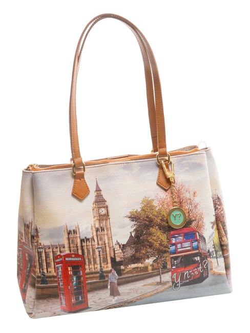 YESBAG Bolso de hombro estampado Calle Londres - Bolsos Mujer