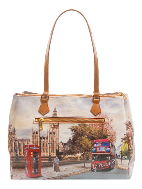YESBAG Bolso de hombro estampado Calle Londres - Bolsos Mujer