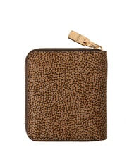 BORBONESE VITE COATED OP Cartera con cremallera op natural / negro - Carteras Mujer - 3