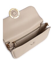 PINKO LOVE BOX Bolso de hombro, en piel beige-gris ahumado-oro antiguo - Bolsos Mujer - 4