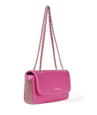 BRACCIALINI KIM Bolso convertible con malla metálica fucsia - Bolsos Mujer - 2