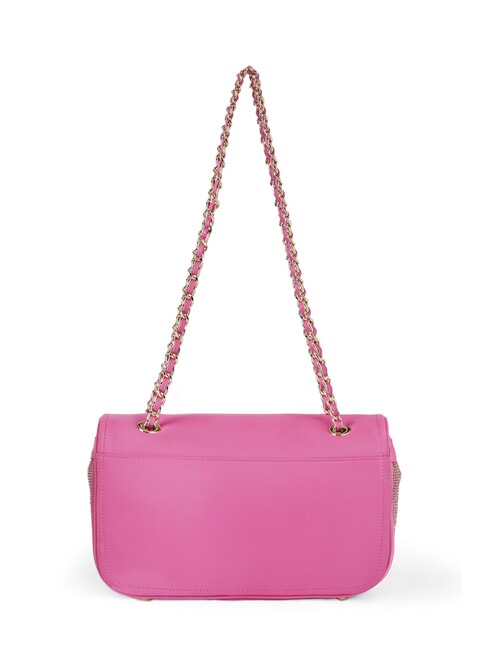 KIM Bolso convertible con malla metálica fucsia - Bolsos Mujer