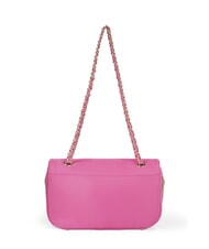 BRACCIALINI KIM Bolso convertible con malla metálica fucsia - Bolsos Mujer - 3