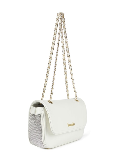KIM Bolso convertible con malla metálica blanco - Bolsos Mujer