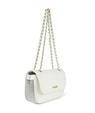 BRACCIALINI KIM Bolso convertible con malla metálica blanco - Bolsos Mujer - 2