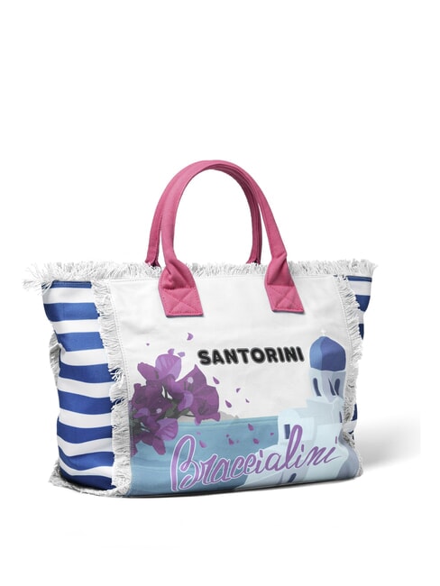 SUMMER Bolsa de lona con estampado Santorini - Bolsos Mujer
