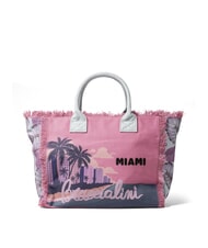 BRACCIALINI SUMMER Bolsa de lona con estampado Miami - Bolsos Mujer - 3