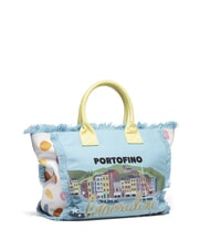 BRACCIALINI SUMMER Bolsa de lona con estampado Portofino - Bolsos Mujer - 2