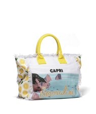 BRACCIALINI SUMMER Bolsa de lona con estampado - Bolsos Mujer