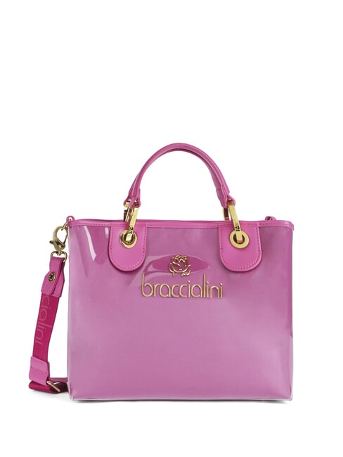 BETH JELLY Bolso pequeño y brillante con bolsa fucsia - Bolsos Mujer