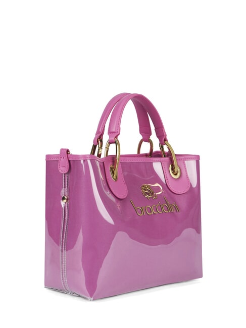 BETH JELLY Bolso pequeño y brillante con bolsa fucsia - Bolsos Mujer