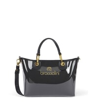 BRACCIALINI BETH JELLY Bolso peque&ntilde;o y brillante con bolsa negro - Bolsos Mujer - 2