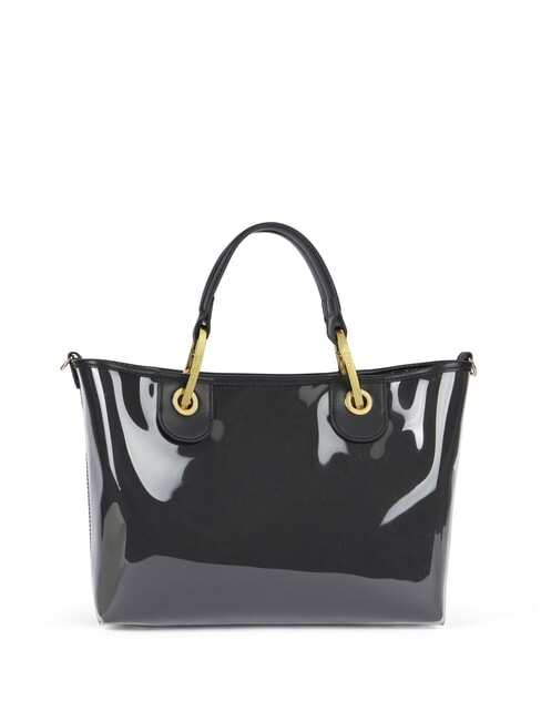 BETH JELLY Bolso peque&ntilde;o y brillante con bolsa negro - Bolsos Mujer