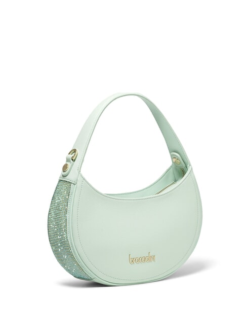 KIM Bolsa para axilas con malla metálica celestial - Bolsos Mujer