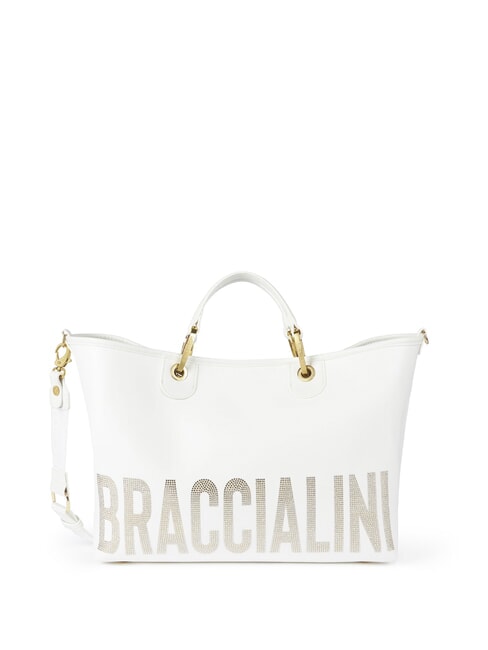 BETH SPECIAL Bolso grande con clutch blanco - Bolsos Mujer