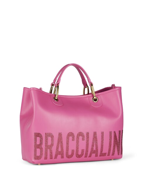 BETH SPECIAL Bolso grande con clutch fucsia - Bolsos Mujer