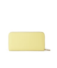 BRACCIALINI BASIC Cartera de cuero con cremallera amarillo - Carteras Mujer - 3