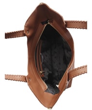 BRACCIALINI NAOMI Bolso de hombro de piel marrón - Bolsos Mujer - 4