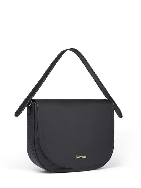 NAOMI Bolso de hombro de piel negro - Bolsos Mujer