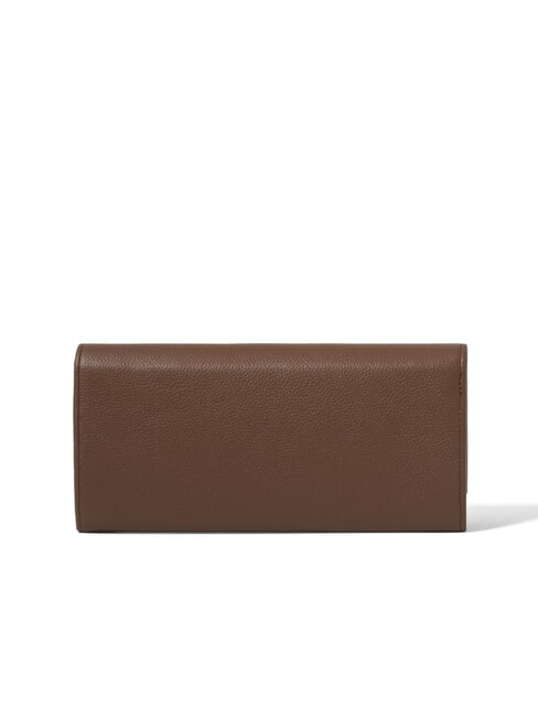 BASIC Cartera continental de piel marr&oacute;n - Carteras Mujer